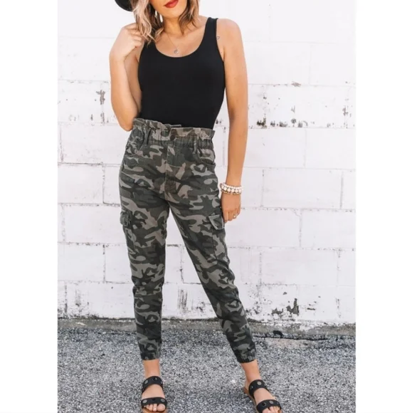 KanCan Jeans Kancan Camo Paperbag Waist Jean Joggers Poshmark